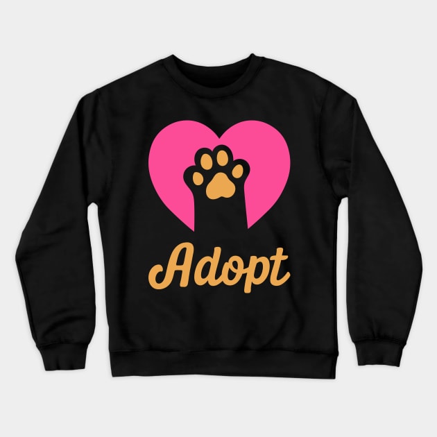 Adopt Crewneck Sweatshirt by stardogs01